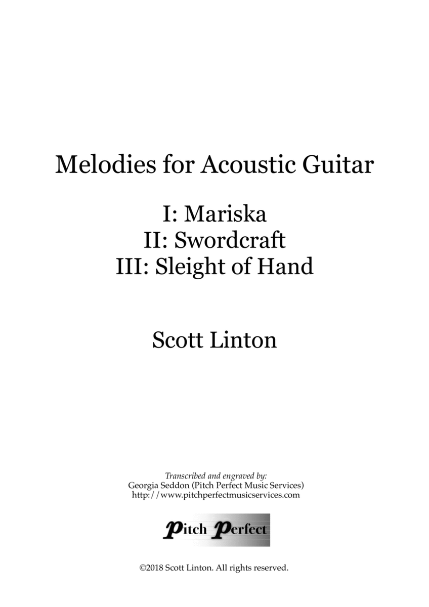 Melodies for Acoustic Guitar - by Scott Linton image number null