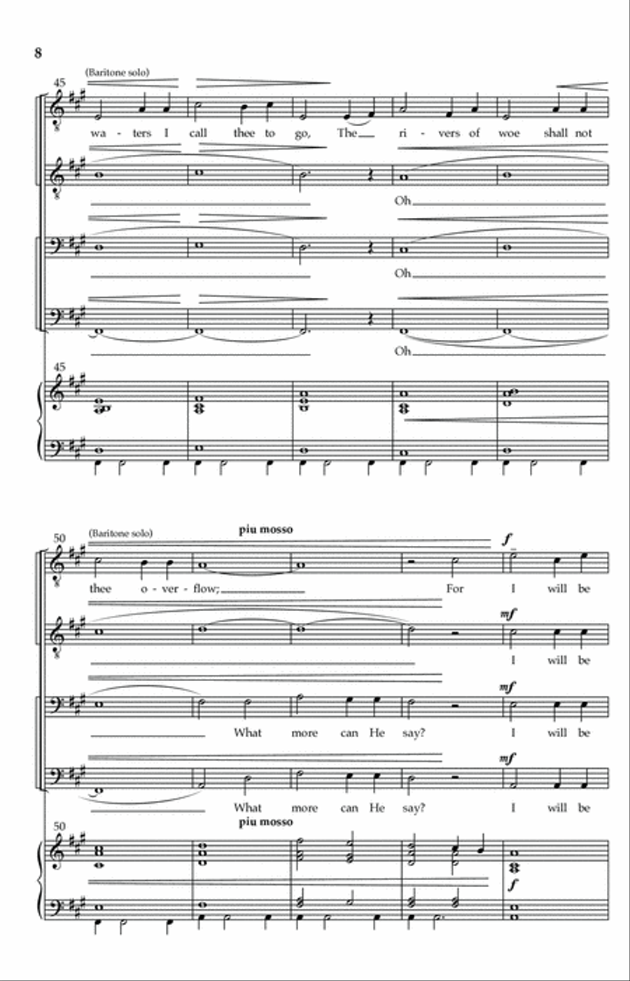 How Firm A Foundation TTBB scores gallery preview page 6