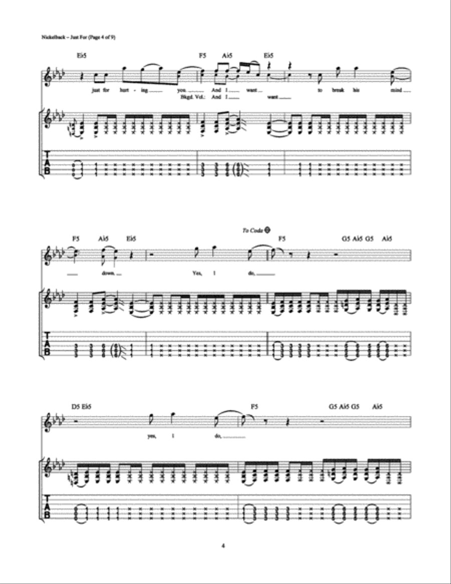 Just For Just For Electric Guitar scores gallery preview page 4