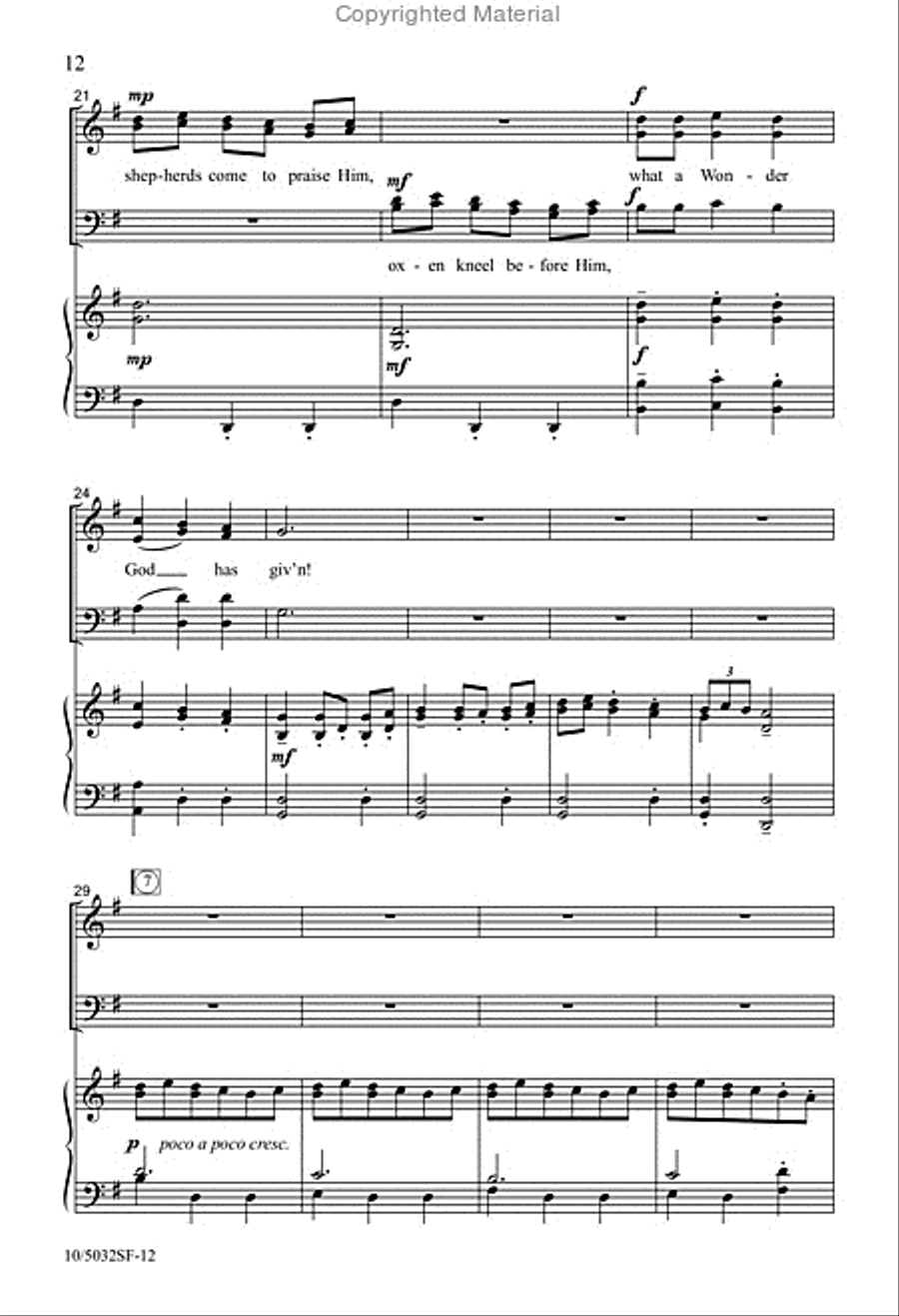Christmas Joy! 4-Part scores gallery preview page 13
