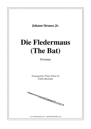 Book cover for Die Fledermaus (The Bat) - Overture for Flute Choir
