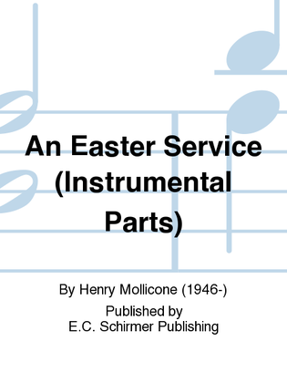 Book cover for An Easter Service (Instrumental Parts)