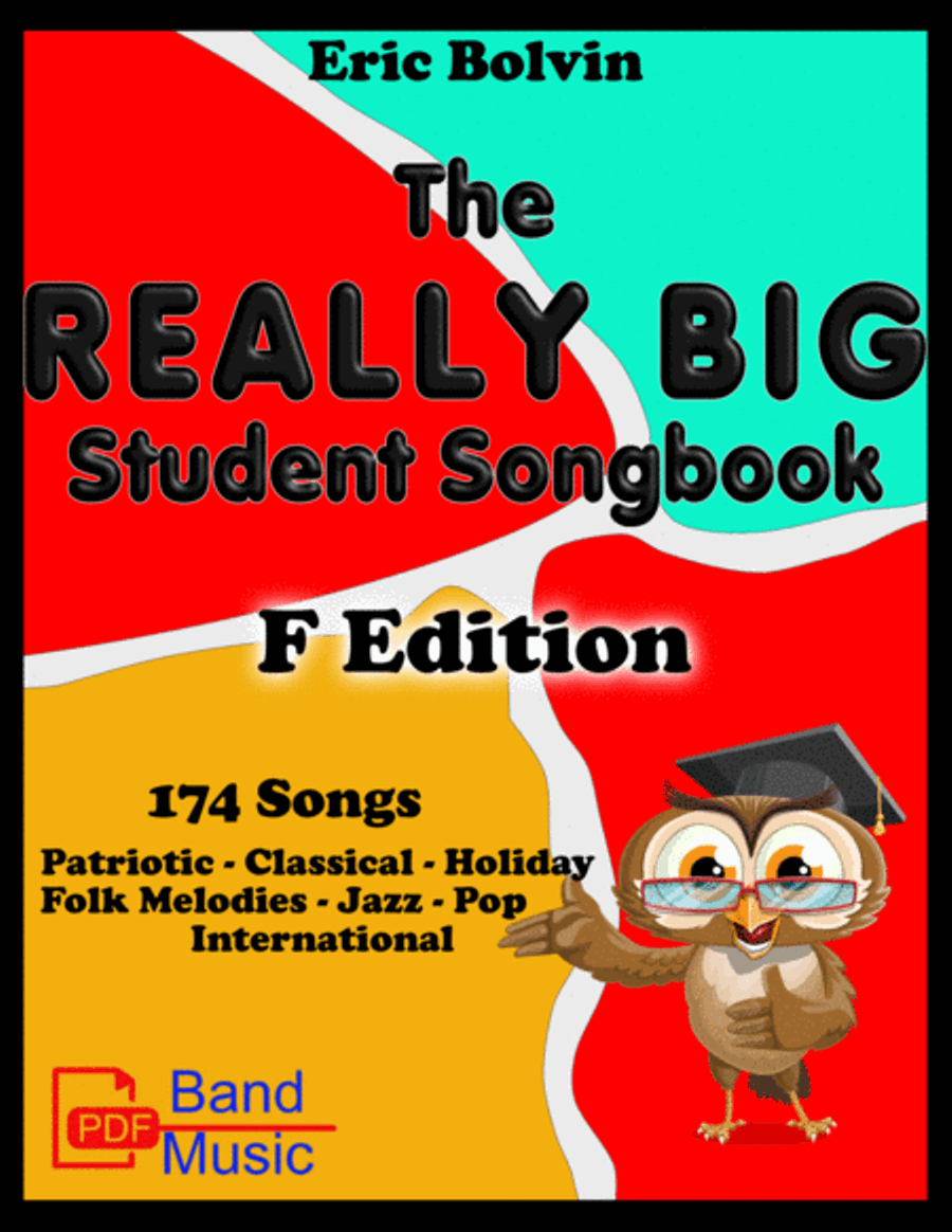 The Really Big Student Songbook - F Edition Horn scores gallery preview page 1