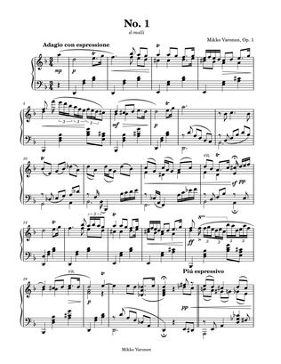 Three Short Waltzes Op. 1, No. 1 "Adagio con espressione"