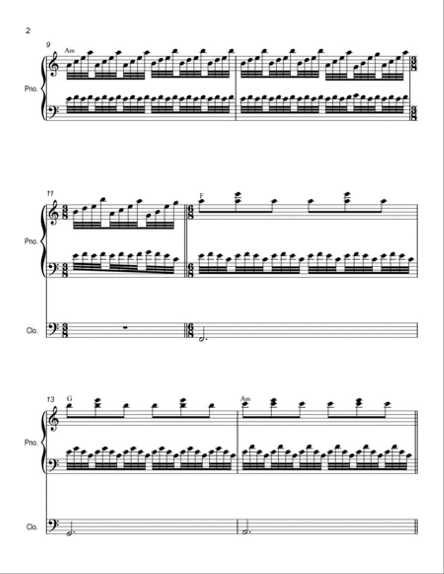 Cornfield Chase Cornfield Chase Piano scores gallery preview page 2