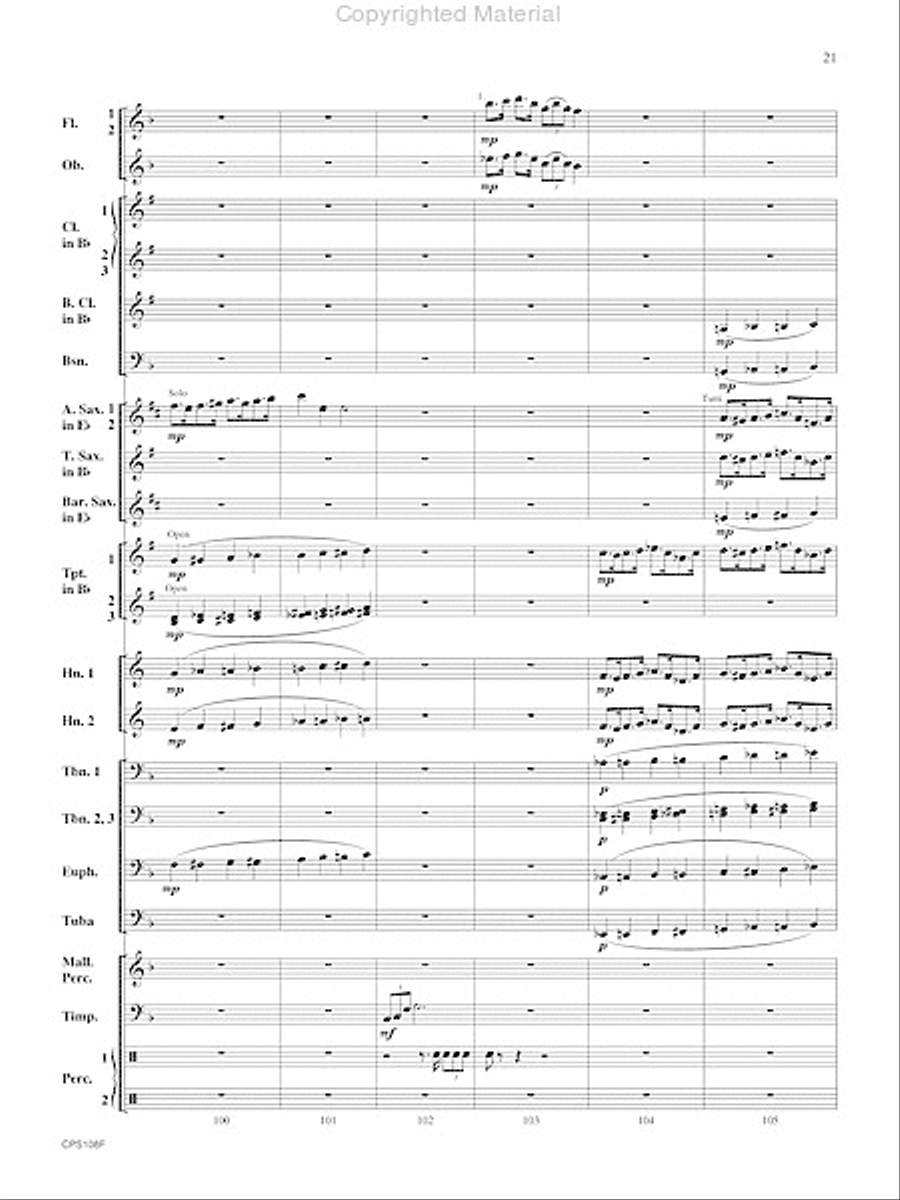 Aisling Gaelach Concert Band scores gallery preview page 22
