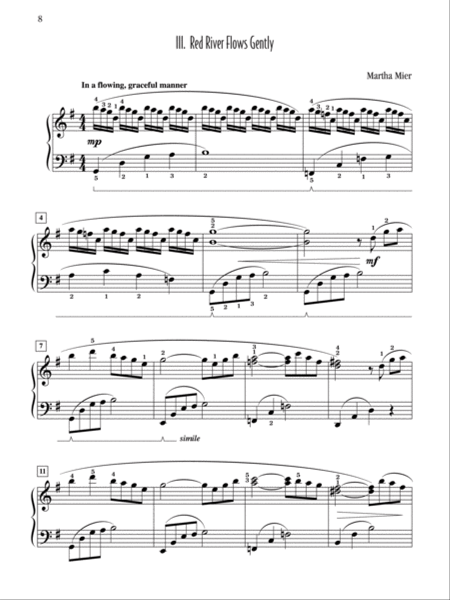 Arkansas Suite Arkansas Suite Piano Solo scores gallery preview page 4