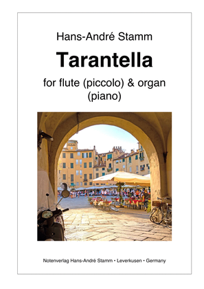Book cover for Tarantella for flute (piccolo) and piano (organ)