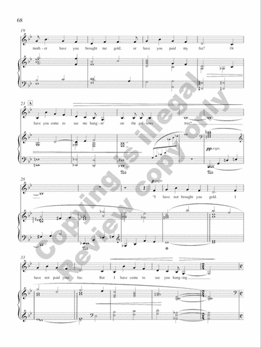 American Folk Set Low Voice scores gallery preview page 50
