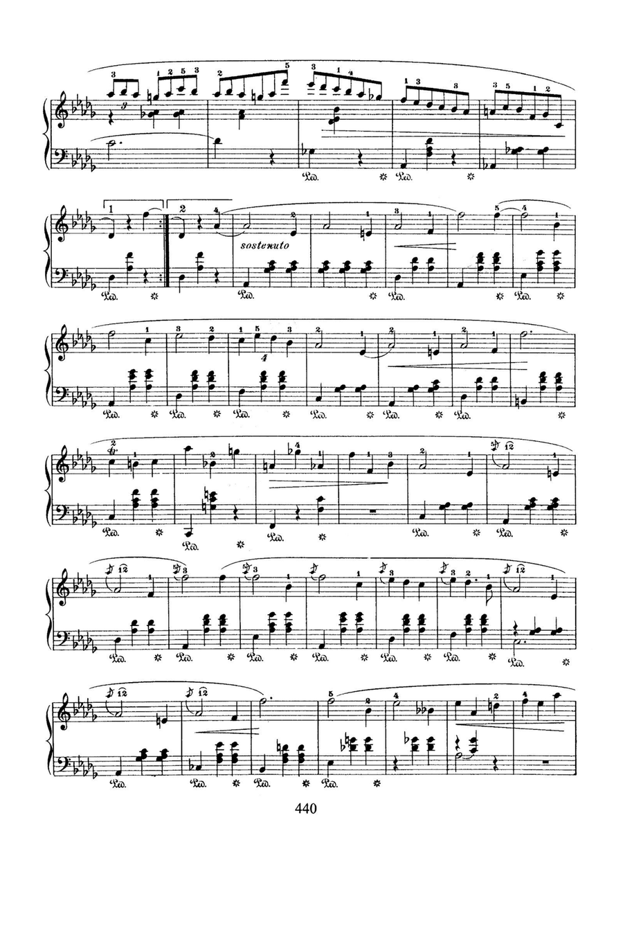 Walts in Db, Op.64, No.1 - Fryderyk Franciszek Chopin Piano Solo scores gallery preview page 2