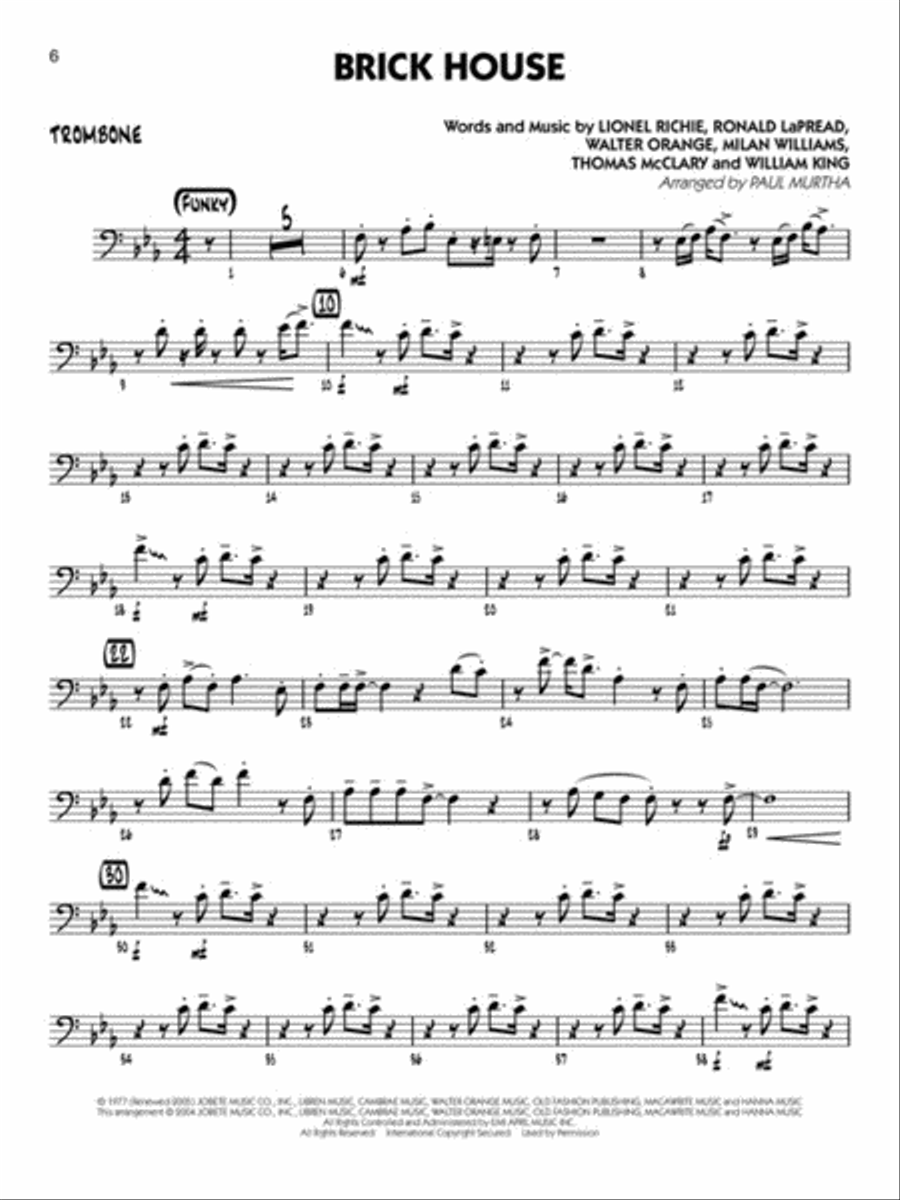 Popular Hits - Trombone Big Band scores gallery preview page 4