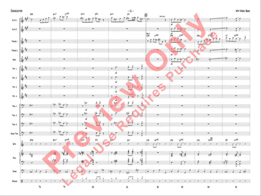 My Man Sam 3-Part scores gallery preview page 14