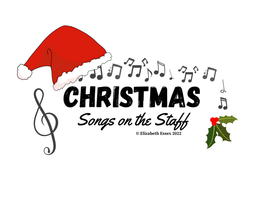 Christmas: Songs on the Staff in Middle C Position Easy Piano scores gallery preview page 3