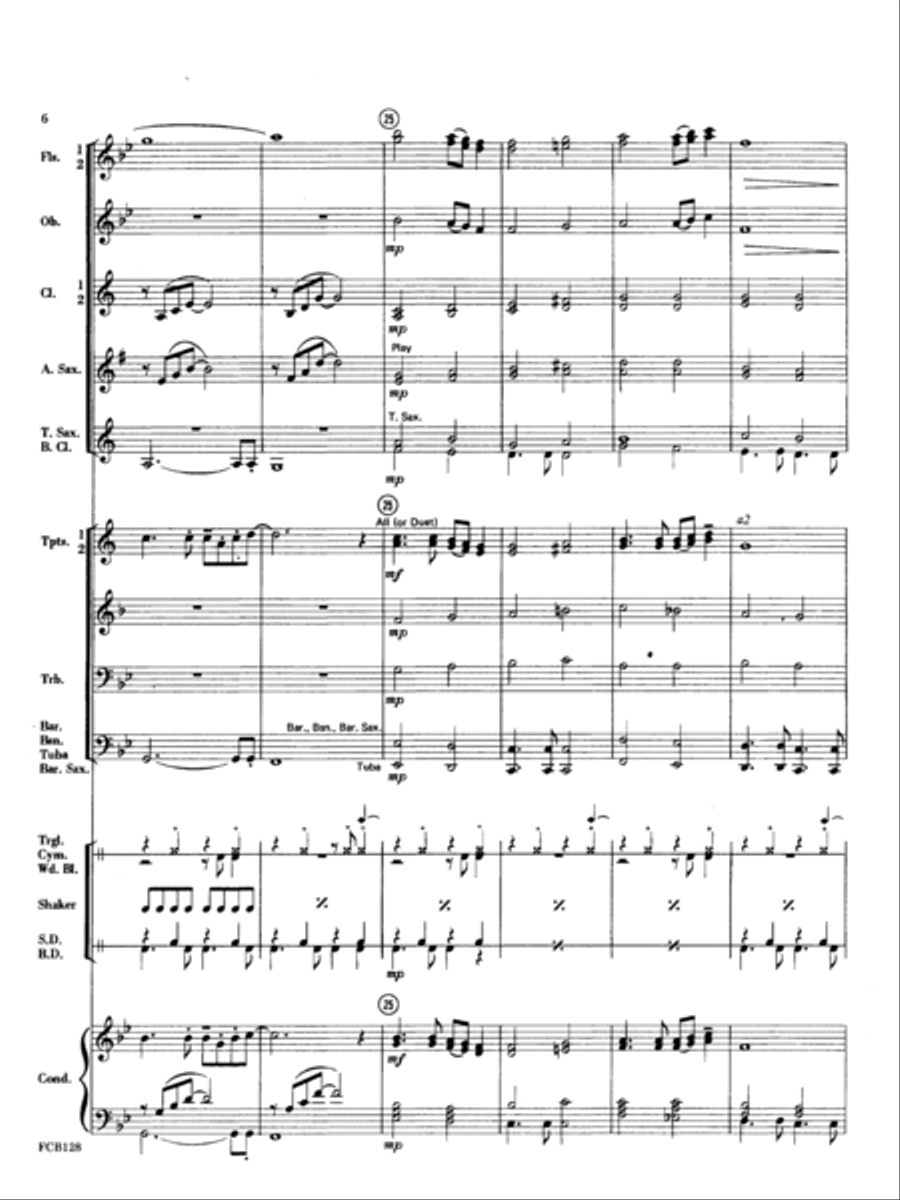 Serenade For Trumpet Serenade For Trumpet Concert Band scores gallery preview page 6