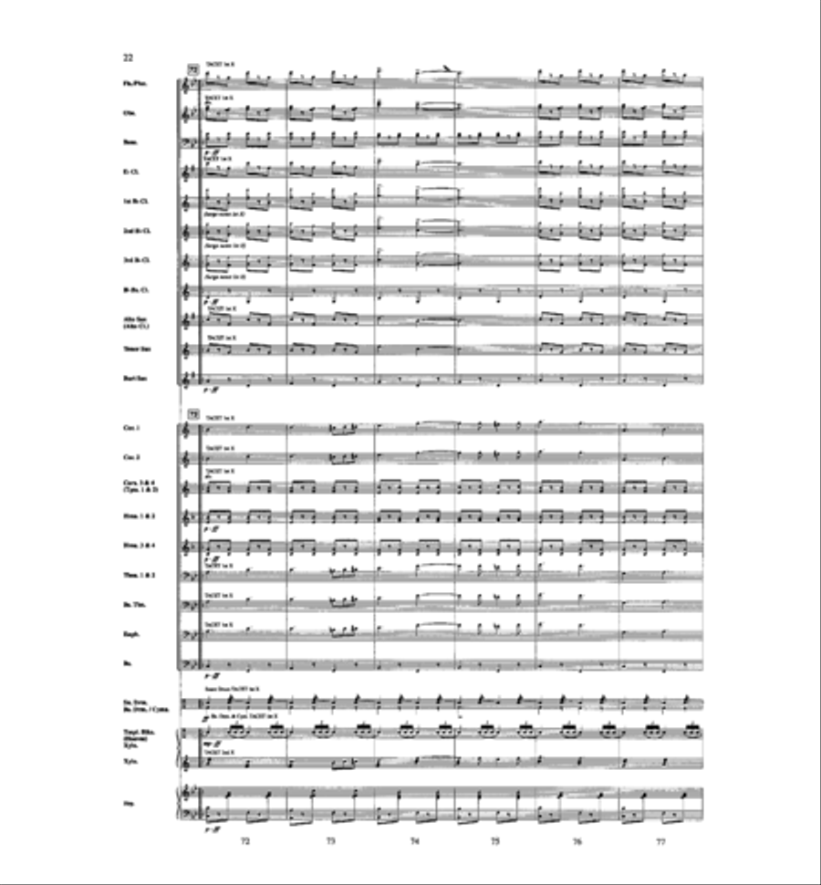 Sabre and Spurs Sabre and Spurs Concert Band scores gallery preview page 14
