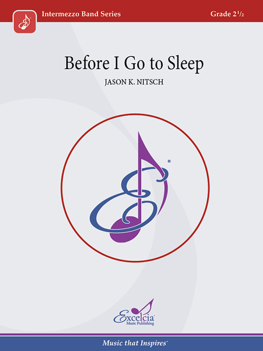 Before I Go to Sleep (Score) Concert Band scores gallery preview page 1