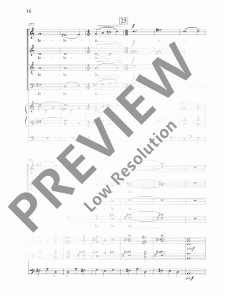 Laudate Dominum 4-Part scores gallery preview page 17