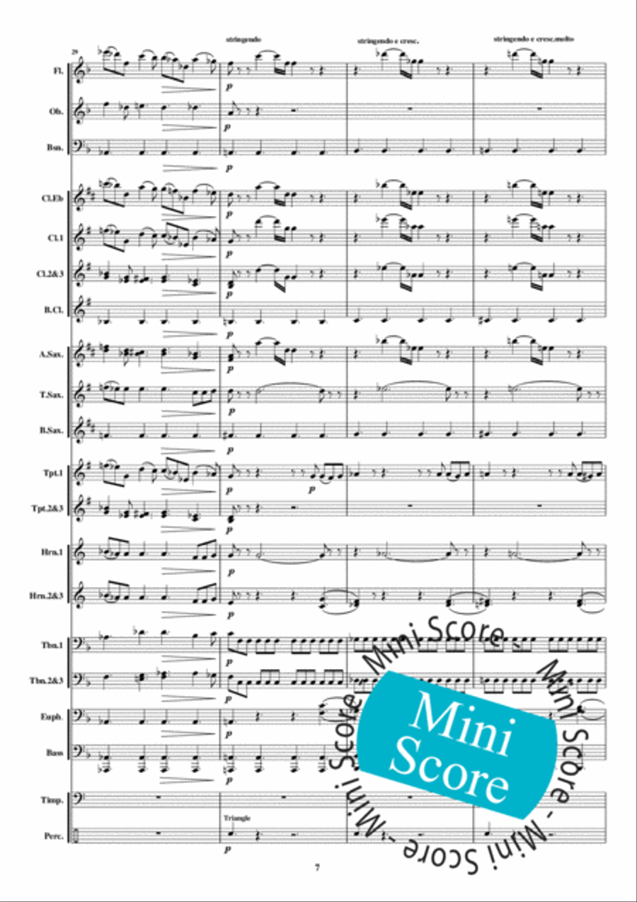 Regina Coeli Concert Band scores gallery preview page 13