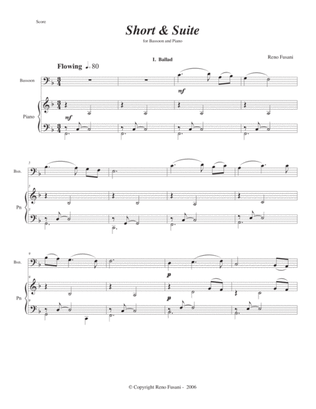 Short & Suite for Bassoon and Piano