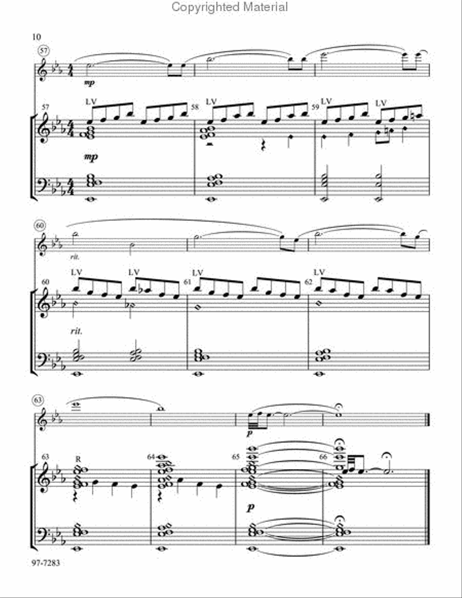 Break Forth, O Beauteous Heavenly Light (Lamb) Handbell Choir scores gallery preview page 5