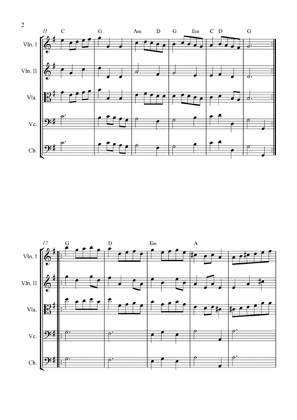 Minuet In G Major (with chords) image number null