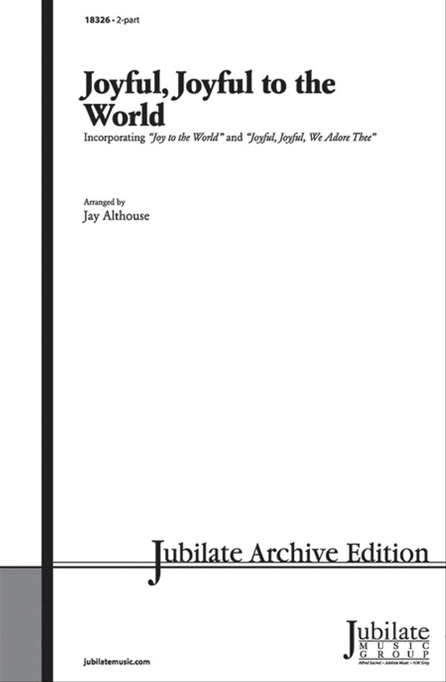 Joyful, Joyful to the World 2-Part scores gallery preview page 1