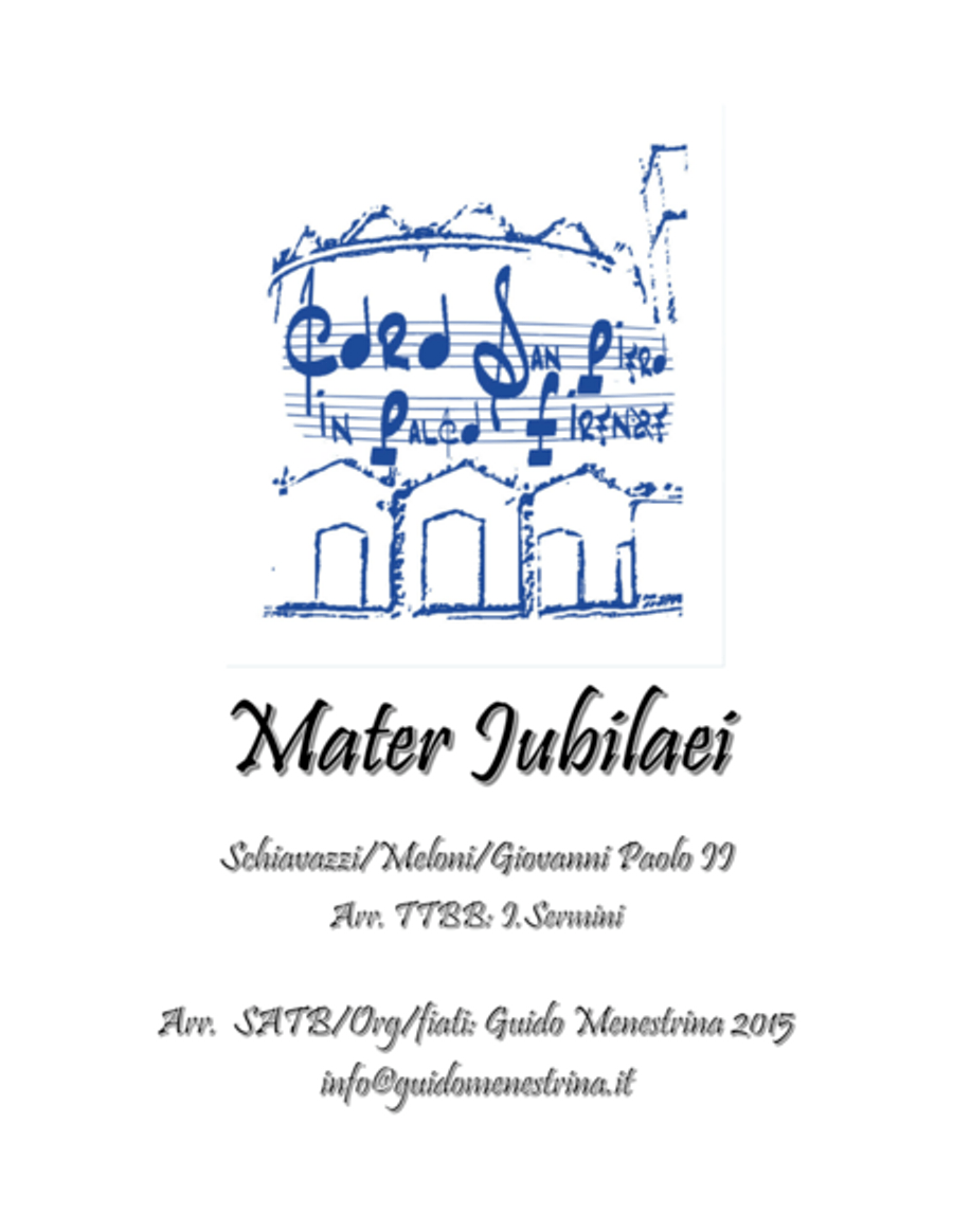Mater Jubilaei 4-Part scores gallery preview page 1