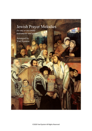 Book cover for Jewish Prayer Melodies for one or two instruments and guitar