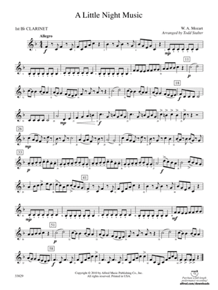 A Little Night Music: 1st B-flat Clarinet