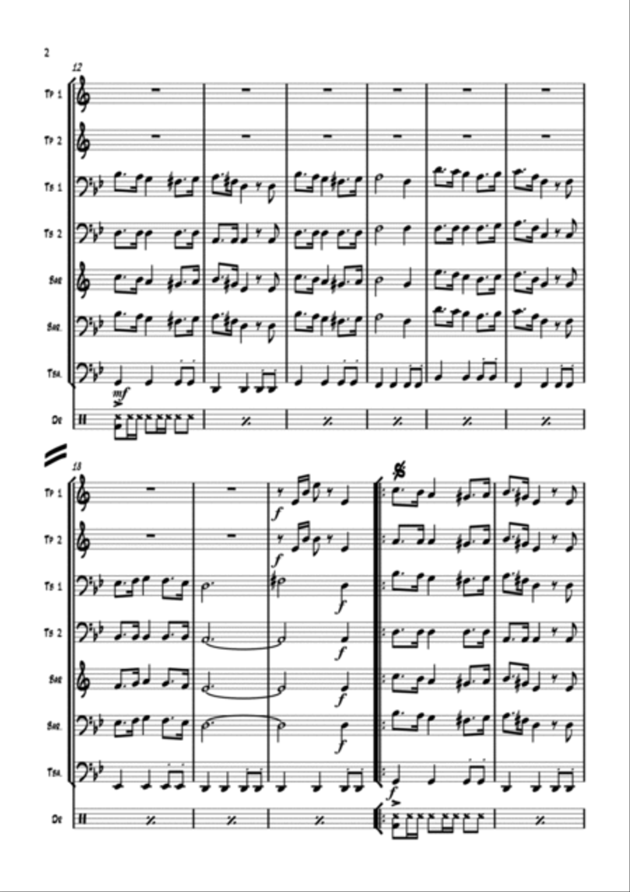 Conquest Of Paradise Conquest Of Paradise Brass Ensemble scores gallery preview page 3