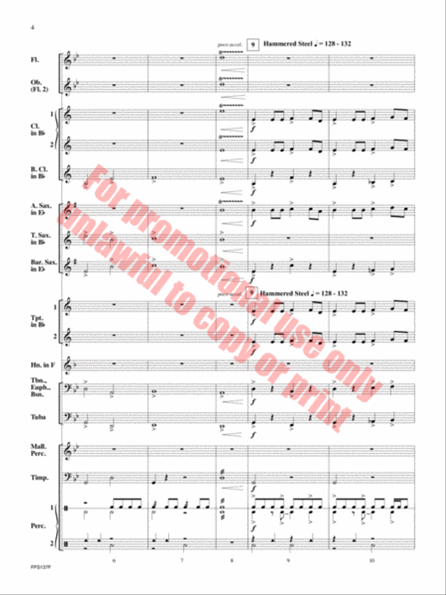 Stryker Concert Band scores gallery preview page 5