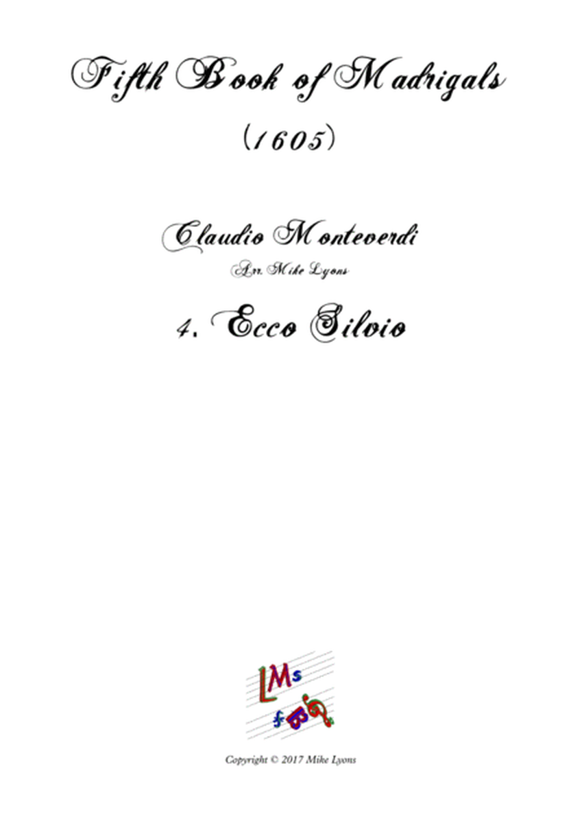 Monteverdi - The Fifth Book of Madrigals (1605) - 4. Ecco Silvio image number null