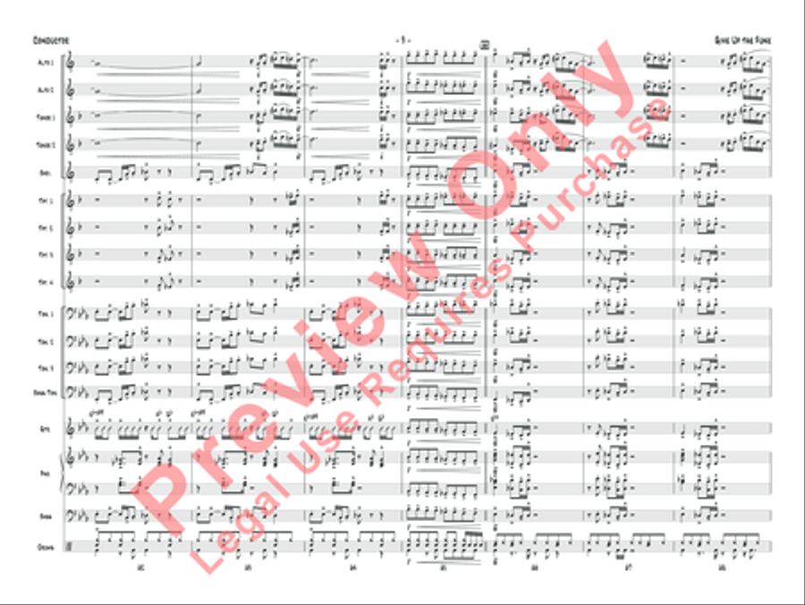 Give Up the Funk Jazz Ensemble scores gallery preview page 24