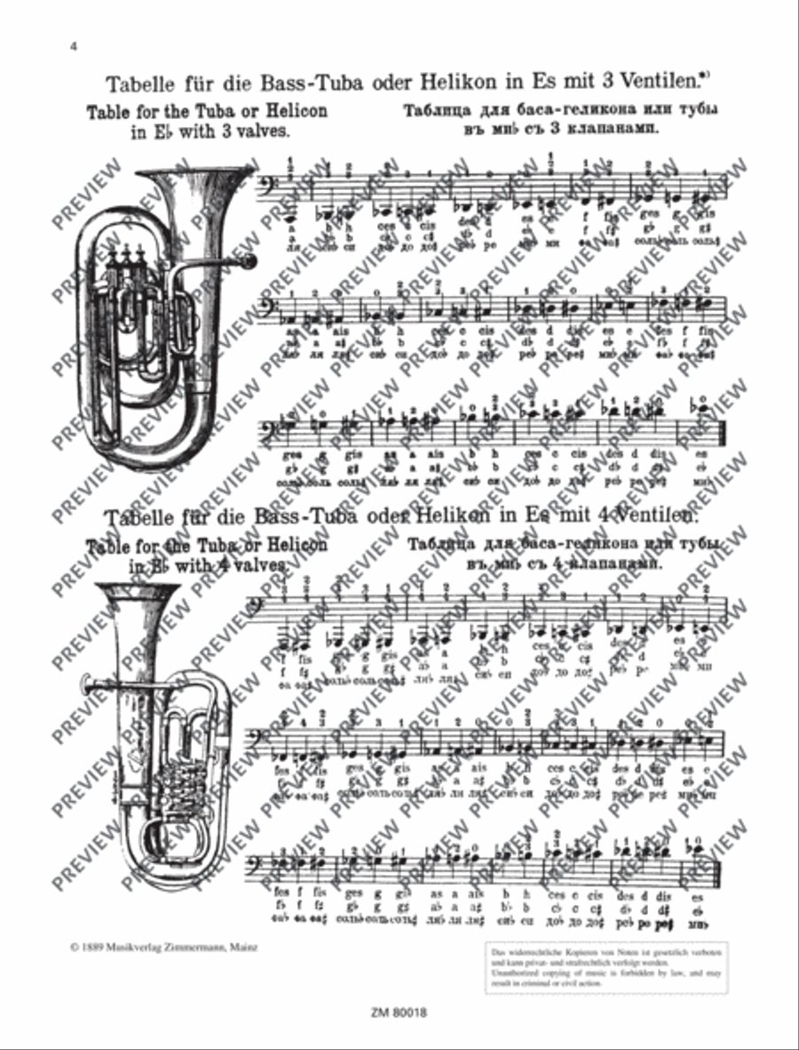 Self-instructor for the tuba in F, E flat (Helicon) Tuba scores gallery preview page 5