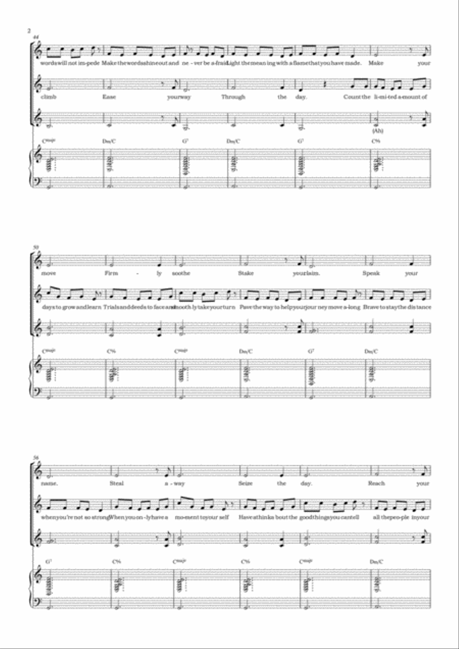 Be Your Best Be Your Best SSA scores gallery preview page 2