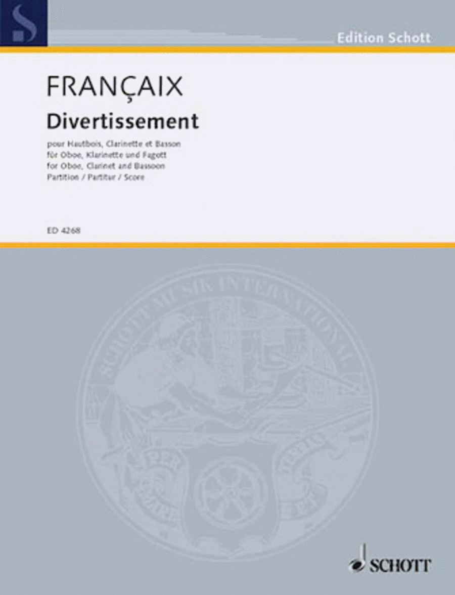 Divertissement Woodwind Ensemble scores gallery preview page 1