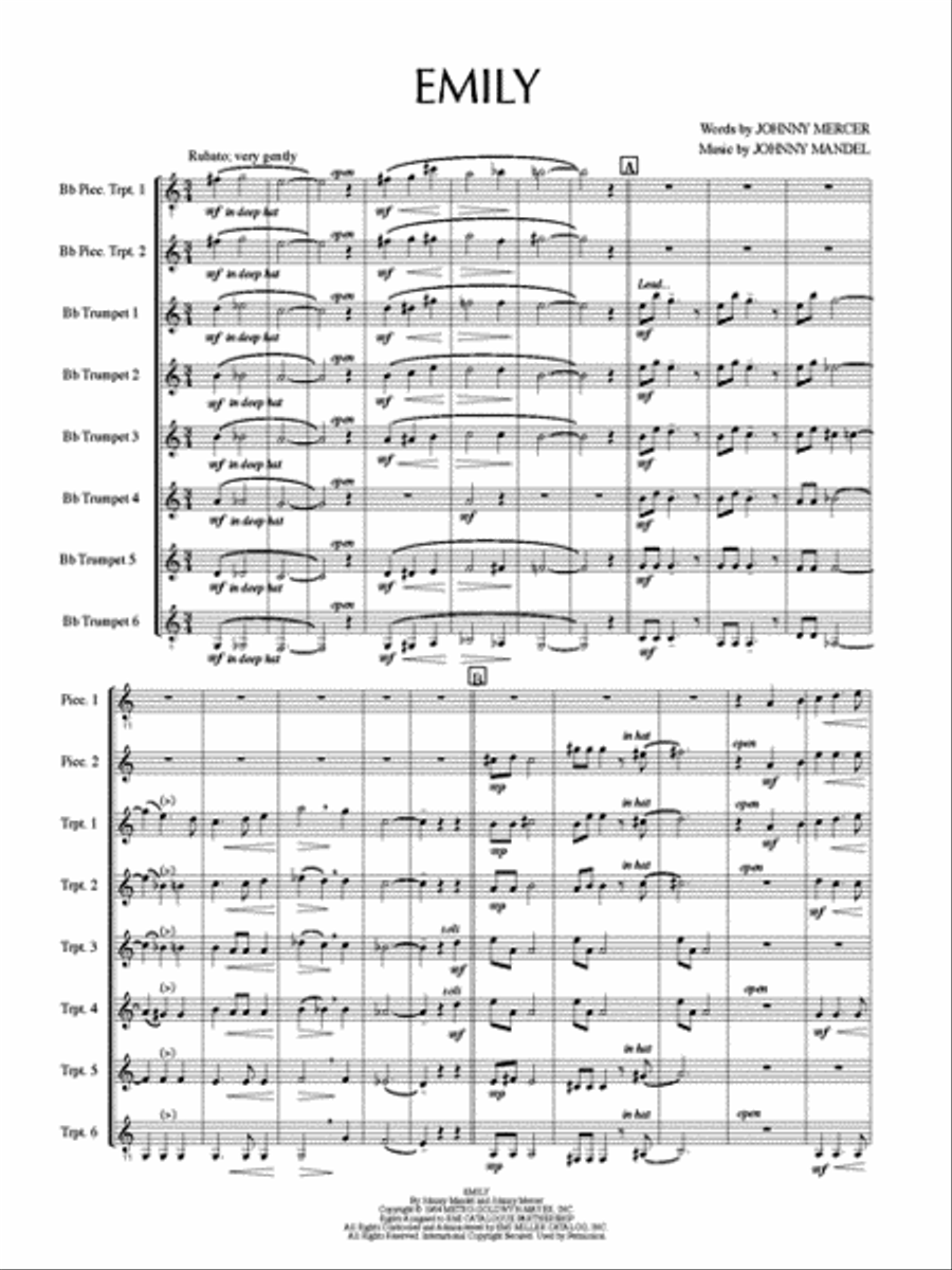 Emily Small Ensemble scores gallery preview page 2