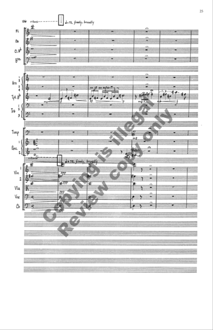 Deep Summer Music Full Orchestra scores gallery preview page 39