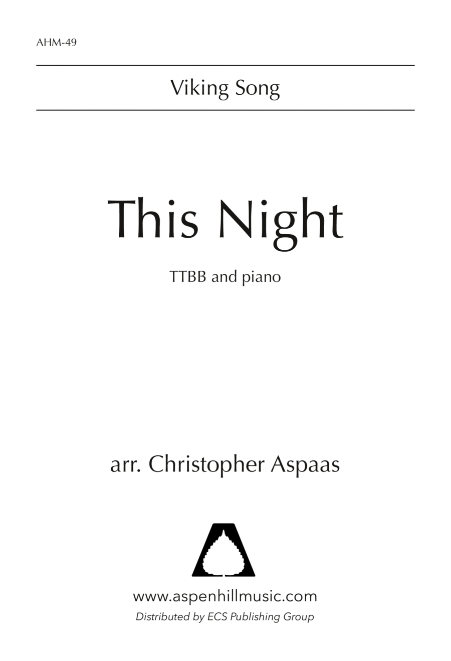 This Night TTBB scores gallery preview page 1