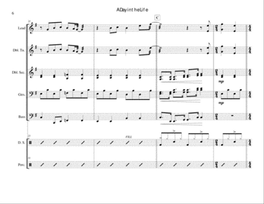 A Day In The Life A Day In The Life Steel Drum Band scores gallery preview page 6