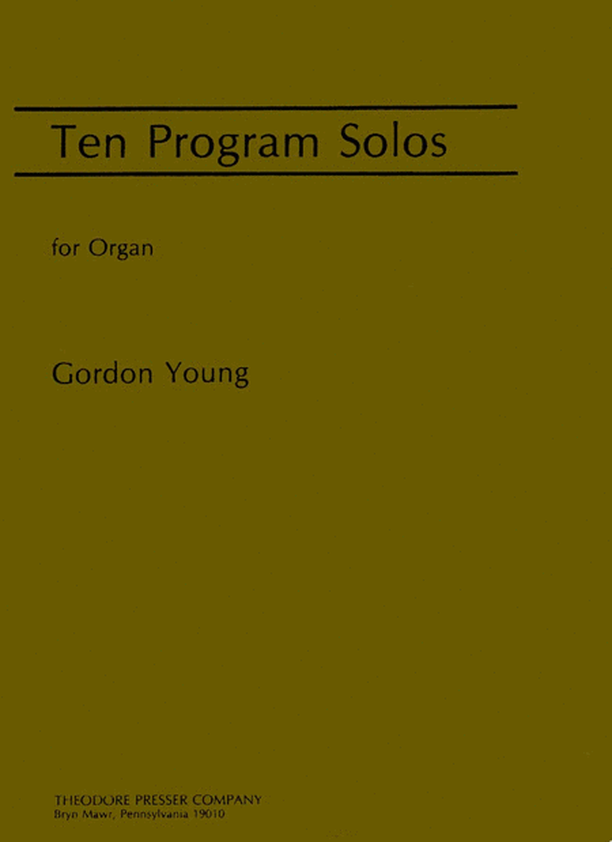 Ten Program Solos