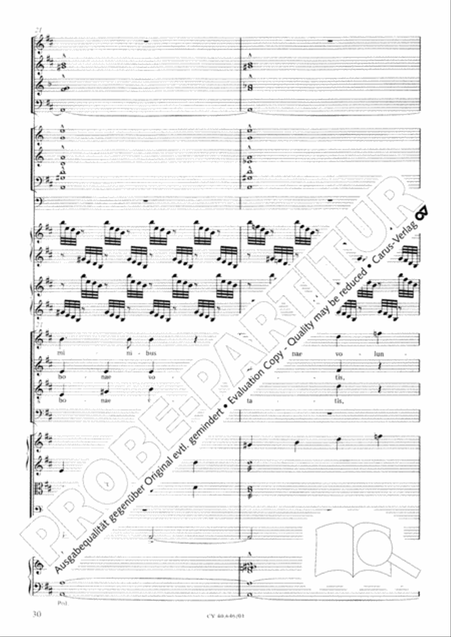 Mass in A Major (2 versions) STB scores gallery preview page 41