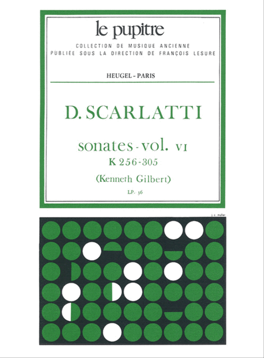 Oeuvres Completes Pour Clavier Volume 6 Sonates K256 A K305 (lp36)