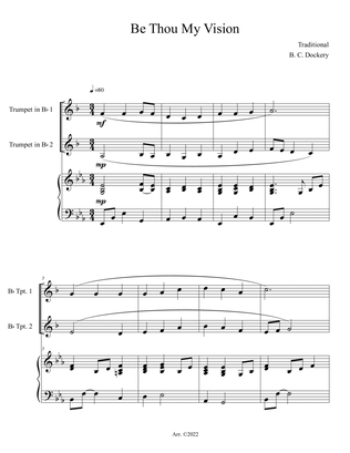 Be Thou My Vision (Trumpet Duet with Piano Accompaniment)