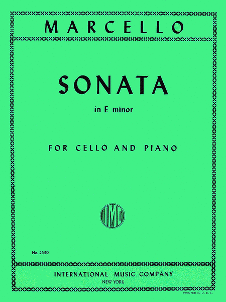 Sonata in E minor (SCHROEDER)