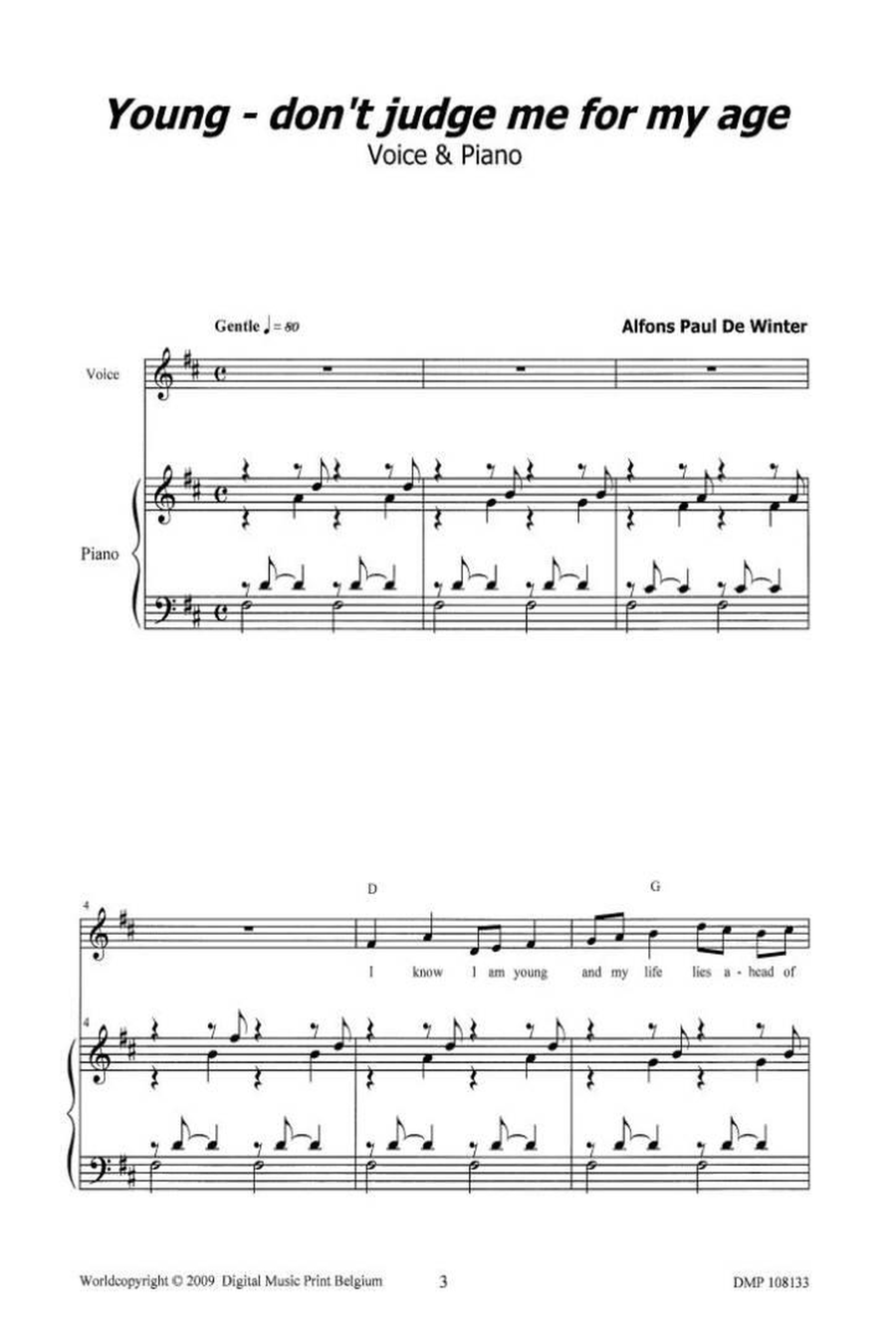 Young, Don'T Judge Me Voice scores gallery preview page 2