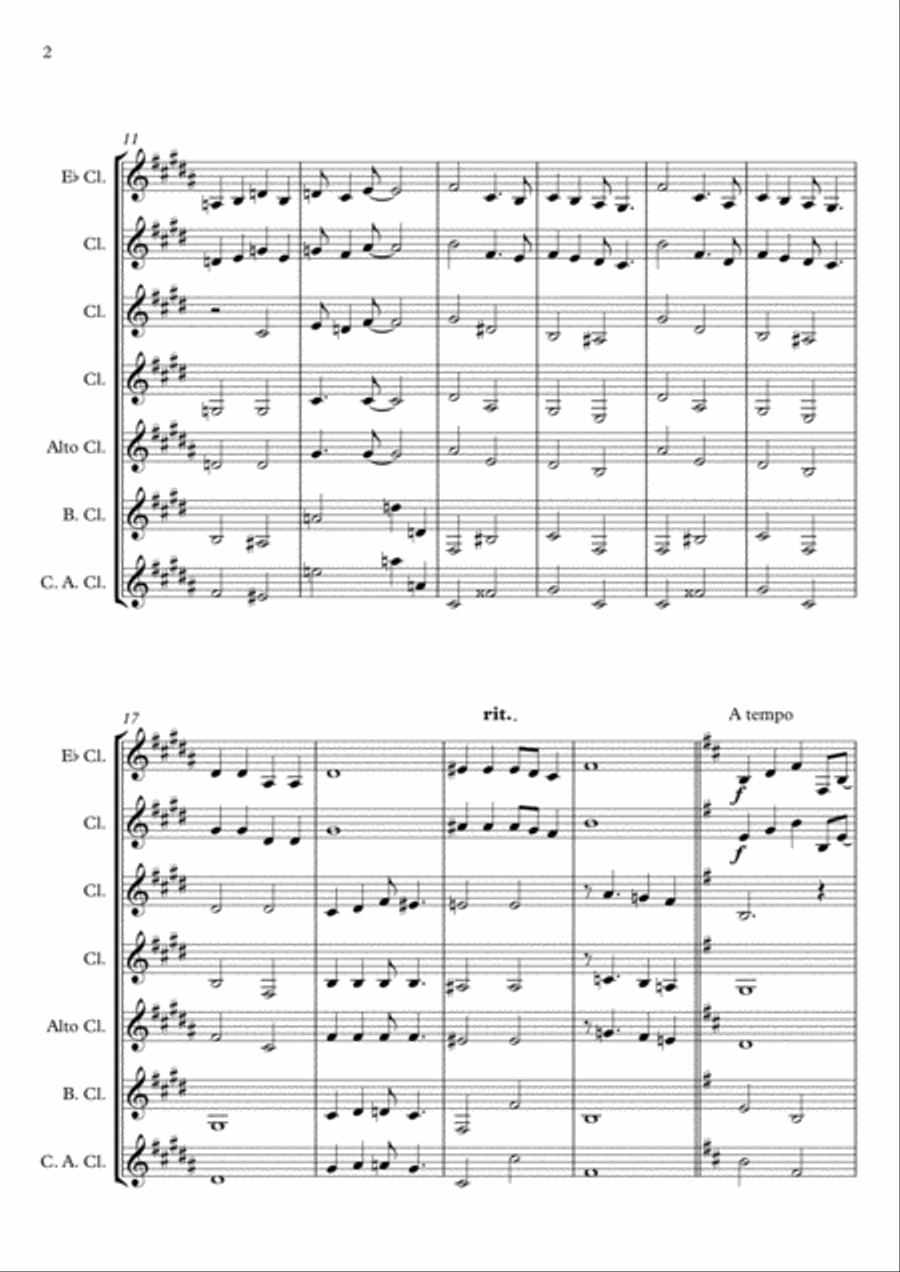Puttin' On The Ritz Woodwind Quartet scores gallery preview page 2