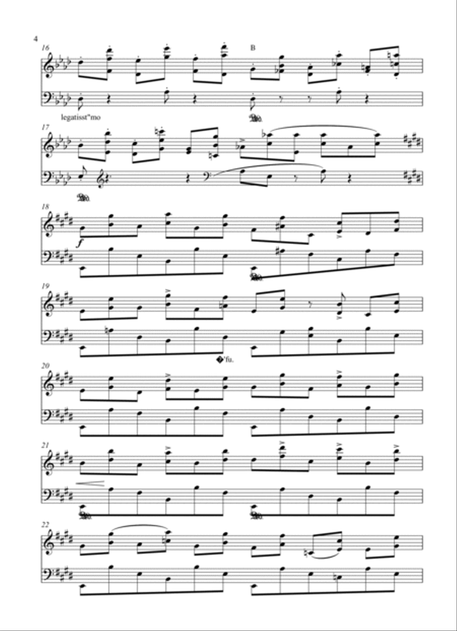 Etude in A b Major Piano Method scores gallery preview page 4