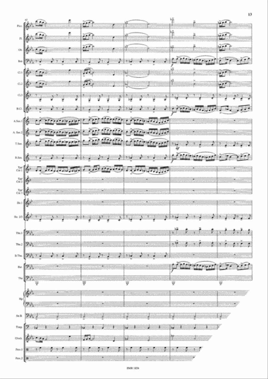 Polovtsian Dances Concert Band scores gallery preview page 14