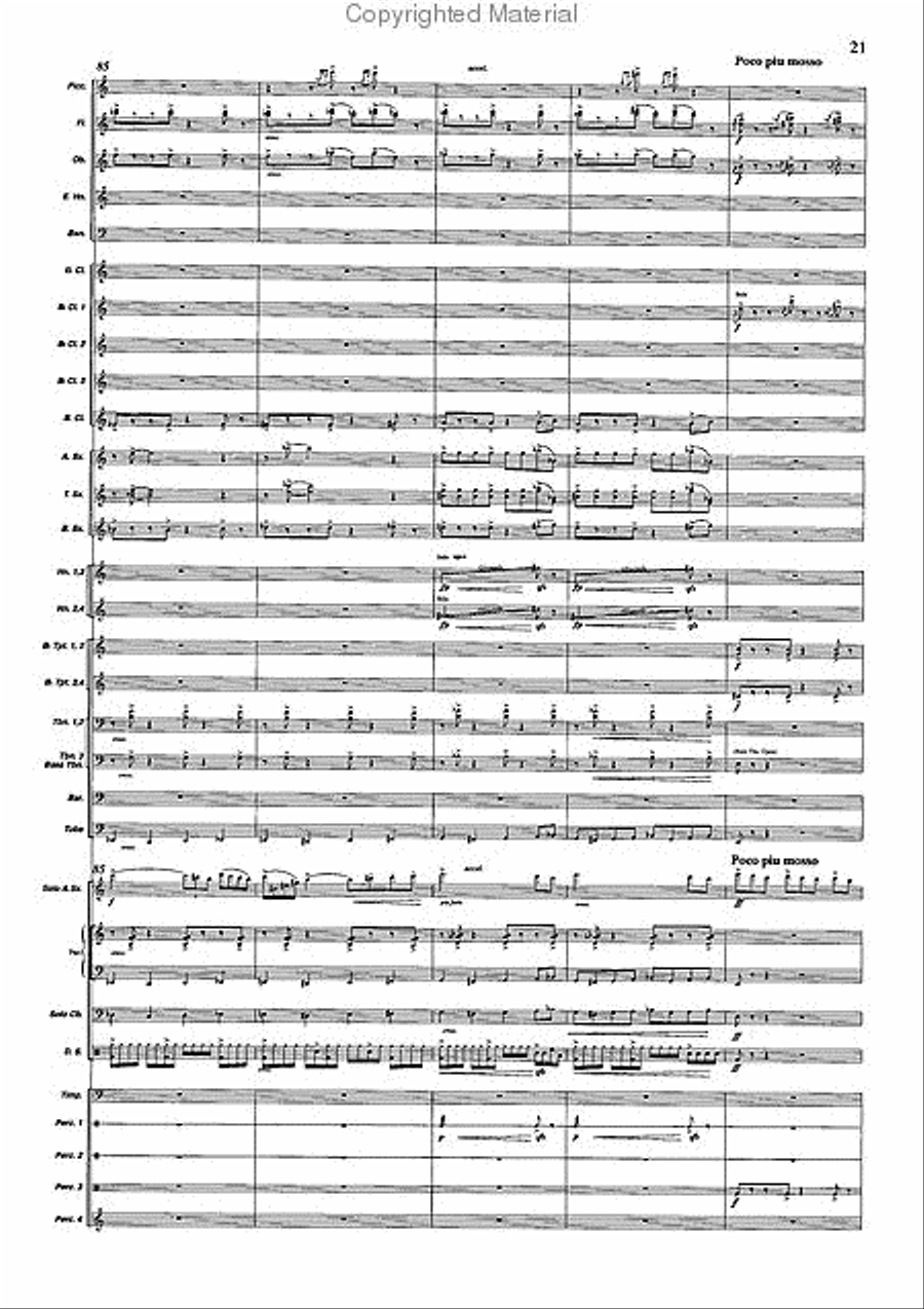 Concertango Concert Band scores gallery preview page 22